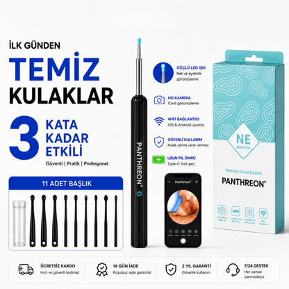 HD Kameralı Kulak Temizleme Cihazı | Doktor Onaylı