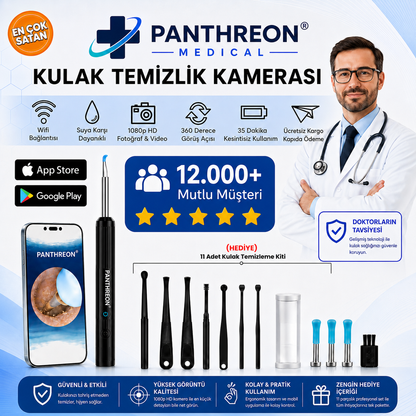 HD Kameralı Kulak Temizleme Cihazı | Doktor Onaylı